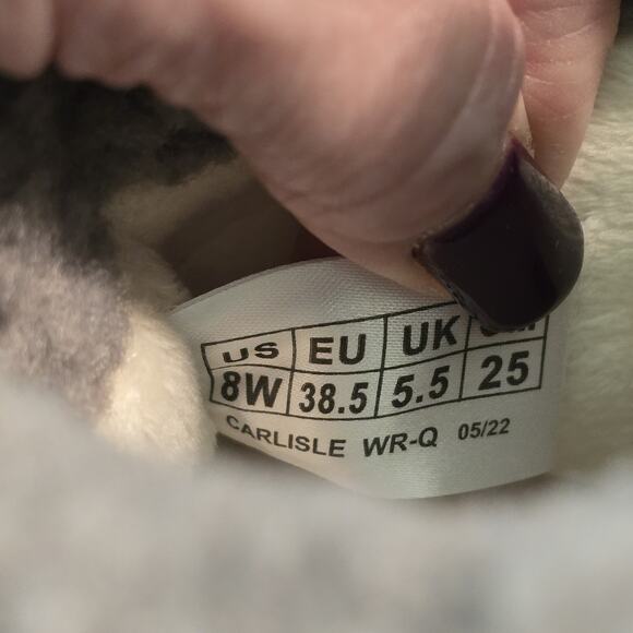 Cougar Carlisle Storm Boots Womens 8W Purple Plaid Waterproof High Activity Cozy - Picture 5 of 14